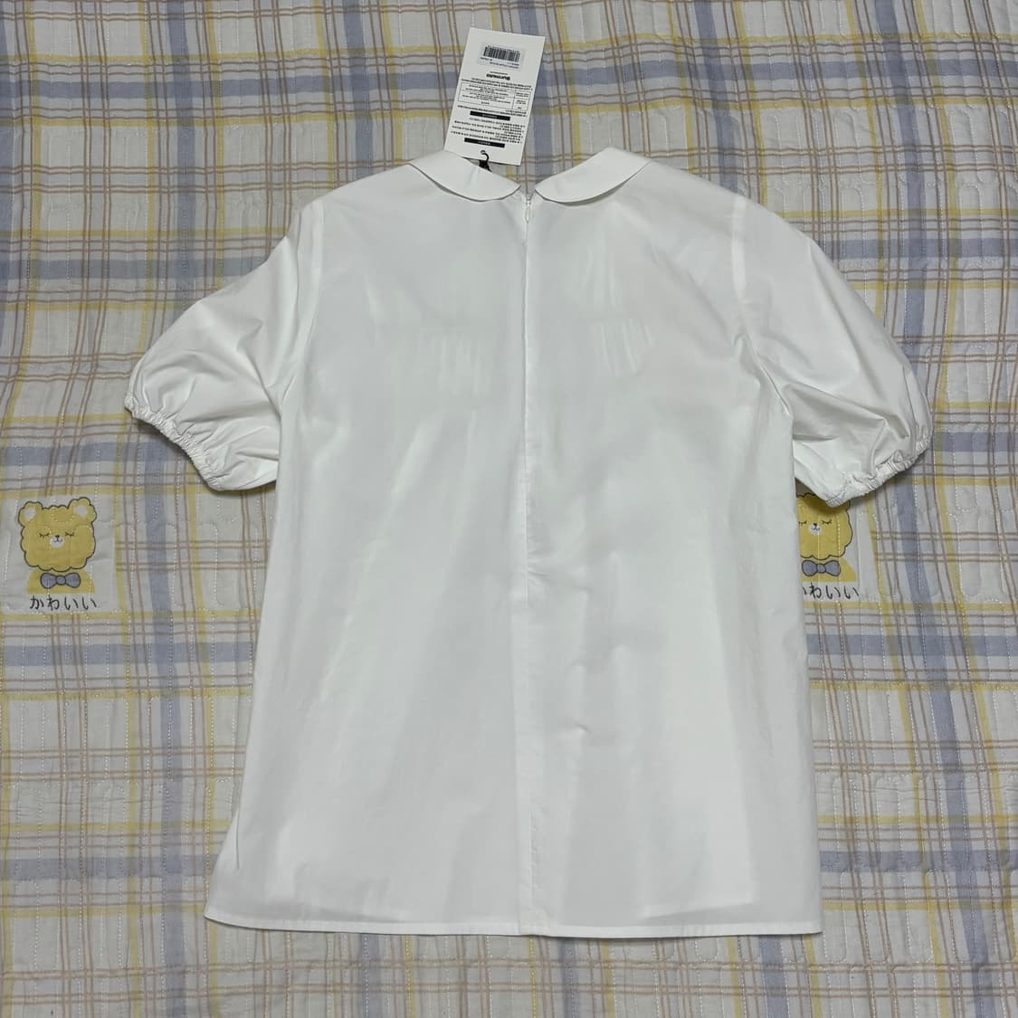 버뮬라 GATHER 칼라 블라우스 (새상품) 상품이미지6