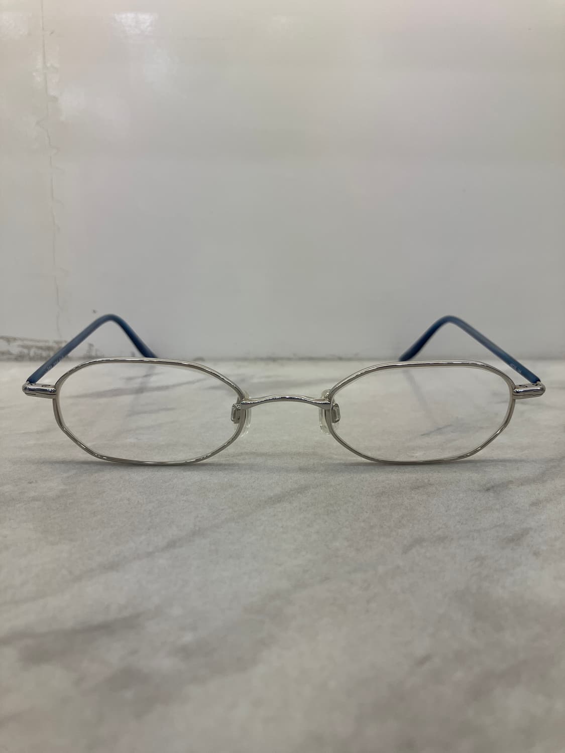8g eightG 긱시크 실버 블루 티타늄 메탈테 안경 상품이미지5