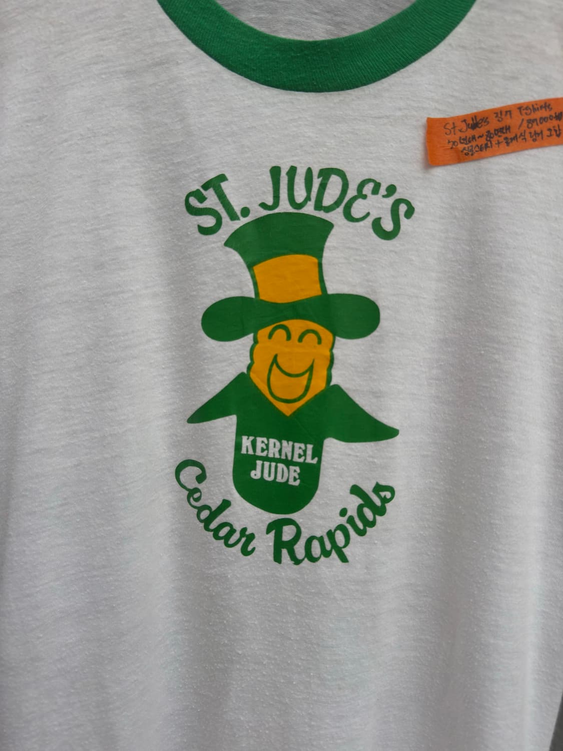 70s 빈티지 ST. JUDE’S 링거 티셔츠 상품이미지3