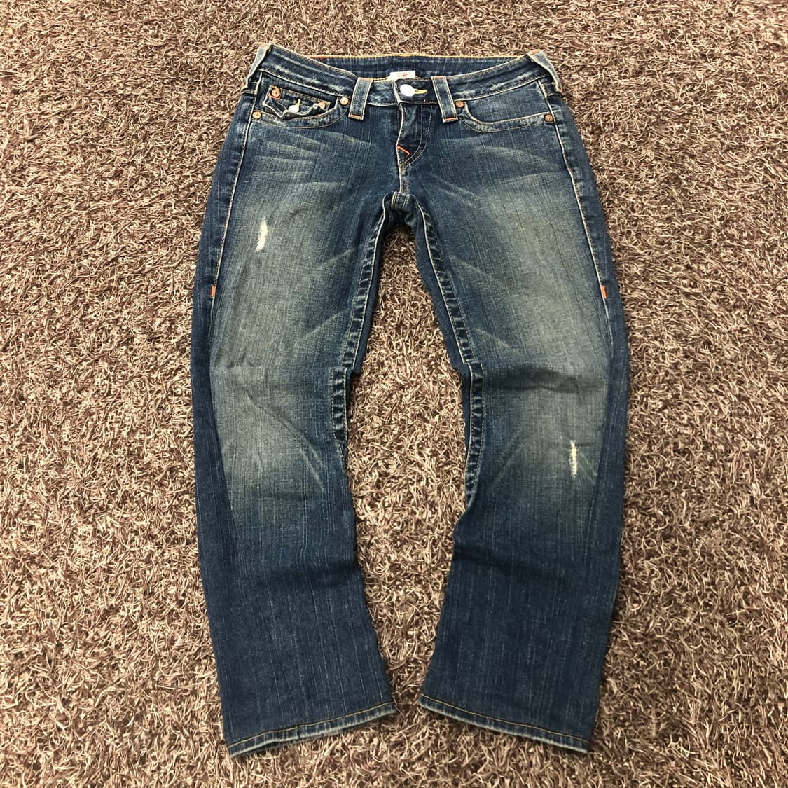 트루릴리전 조이 워싱 디스 부츠컷 데님 팬츠 상품이미지2