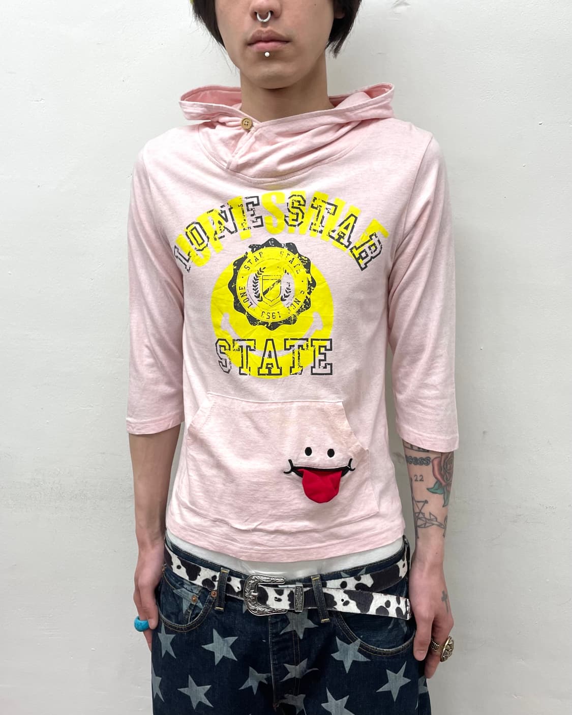 High-neck Merong Pink Half Sleeve 상품이미지3