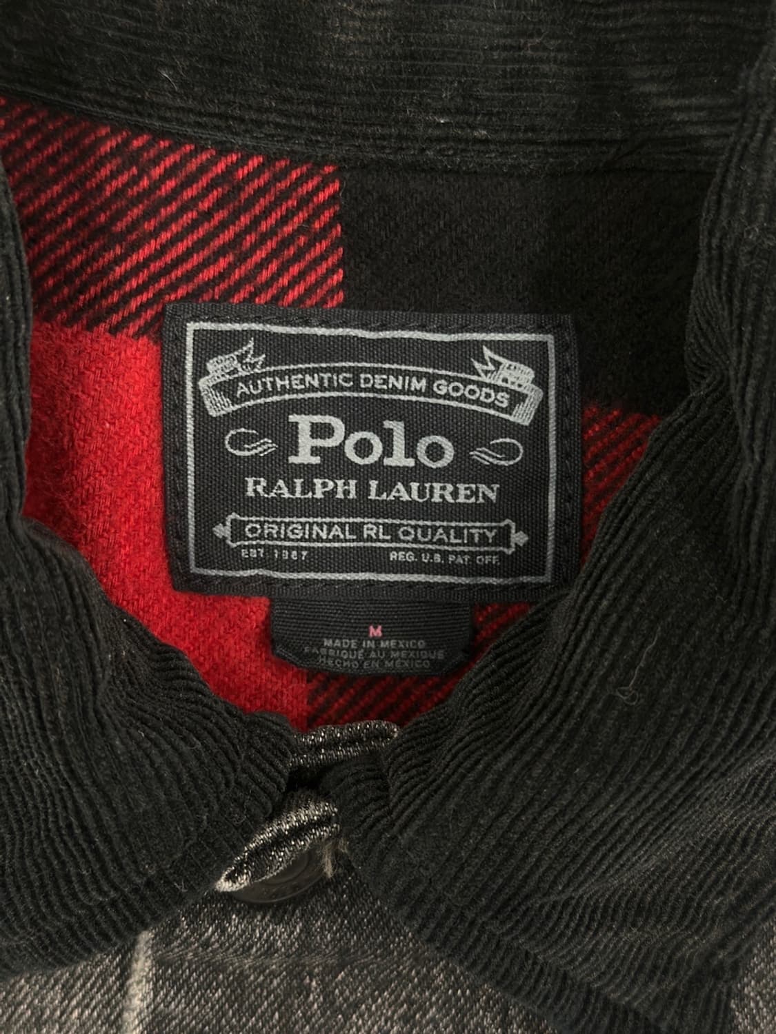 폴로 랄프로렌 버팔로 블랙 데님 자켓 상품이미지7