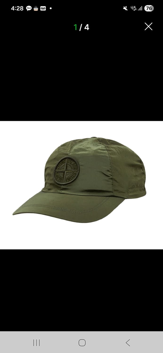 스톤아일랜드 나일론 볼캡 19시즌 XL 삽니다 상품이미지1