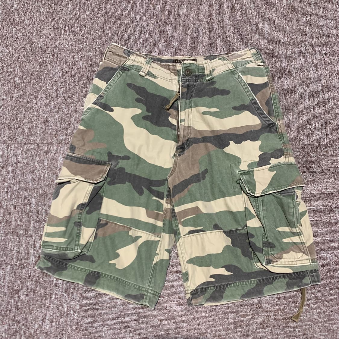 31inch) 아베크롬비 우드랜드 카모 쇼츠 반바지  상품이미지1