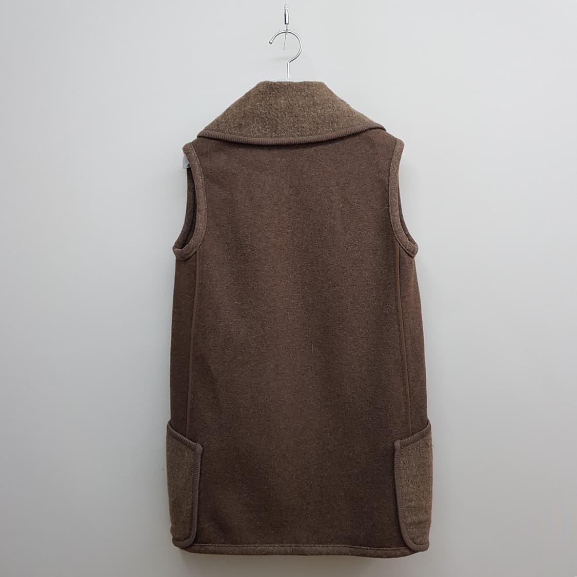 한섬 MINE 베이비 라마 울 베스트 코트 세트  76-90-155사이즈 상품이미지6