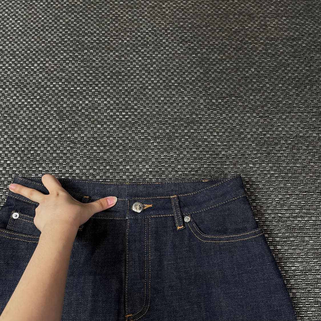(30) A.P.C 아페쎄 진청 데님 미니 스커트  상품이미지5