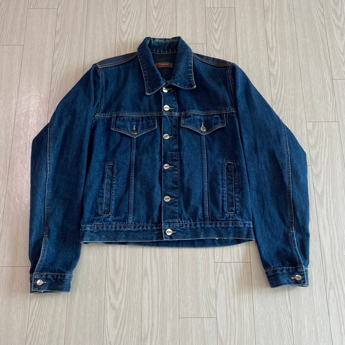 [M] 프라다 백패널 데님 자켓  상품이미지1