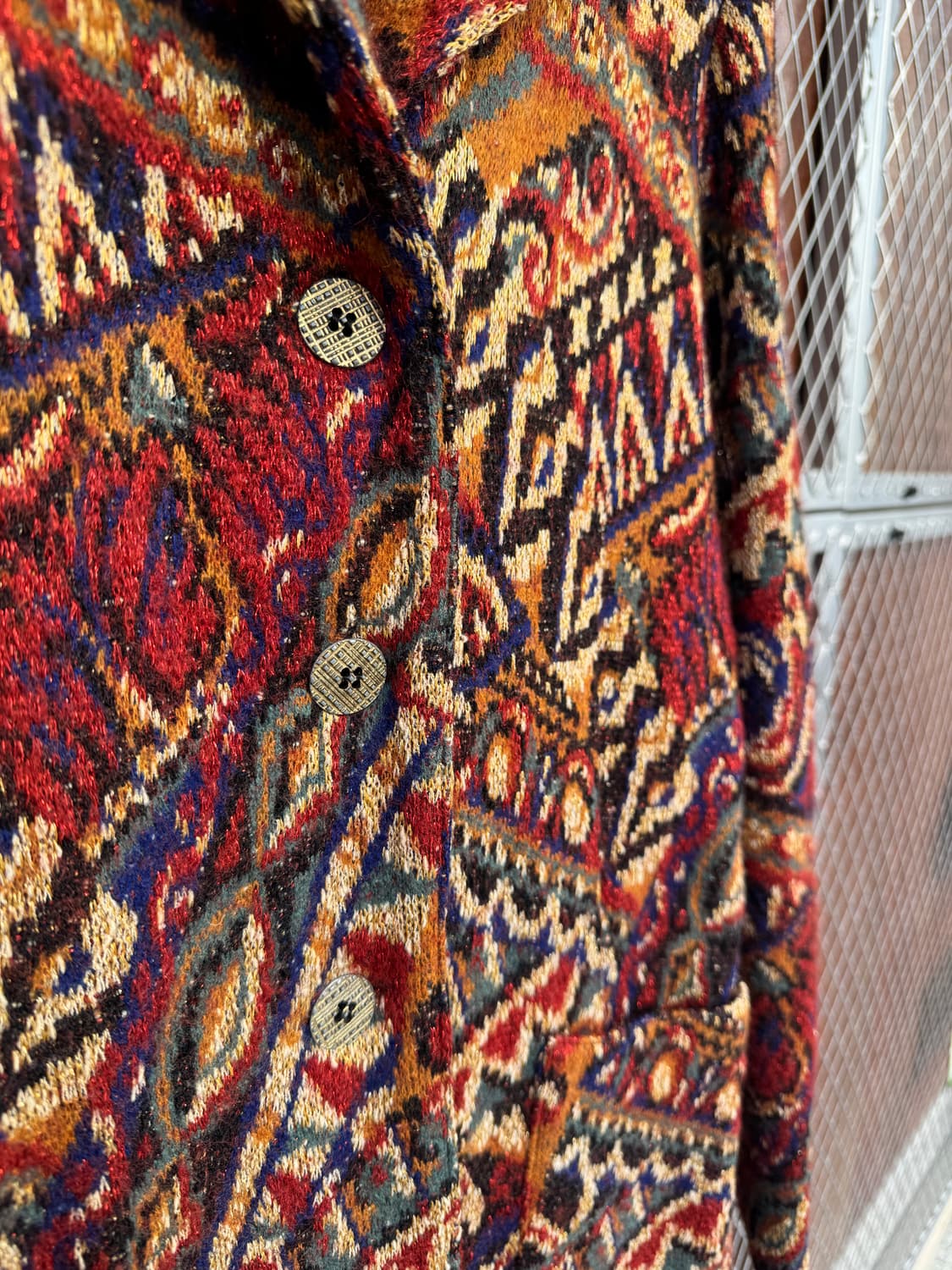 missoni 미쏘니 모헤어 패턴 금사 니트 가디건 자켓 M 상품이미지2