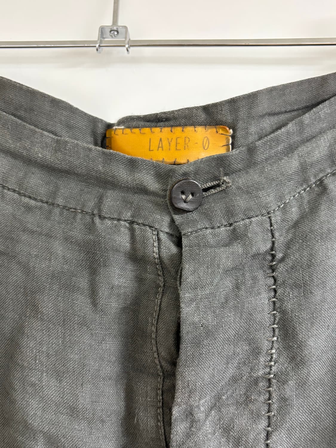 layer-0 ap 수소봉제 린넨 팬츠 상품이미지4