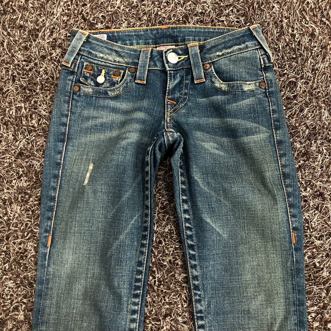 트루릴리전 Billy 빌리 워싱 디스 데님 팬츠 상품이미지3