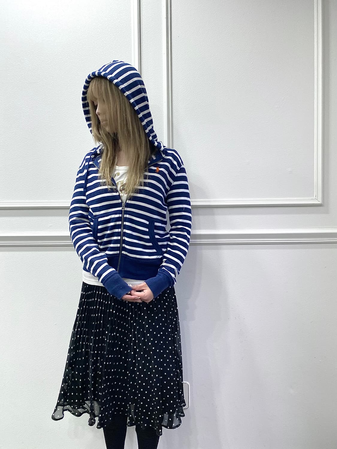 [RALPH LAUREN]2000s Mood Stripe Hoodie Z 상품이미지2