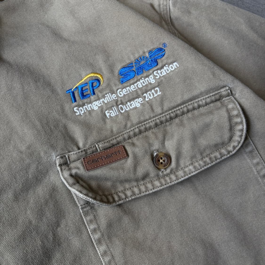 칼하트 오리지널 베이지 긴팔 셔츠  상품이미지5