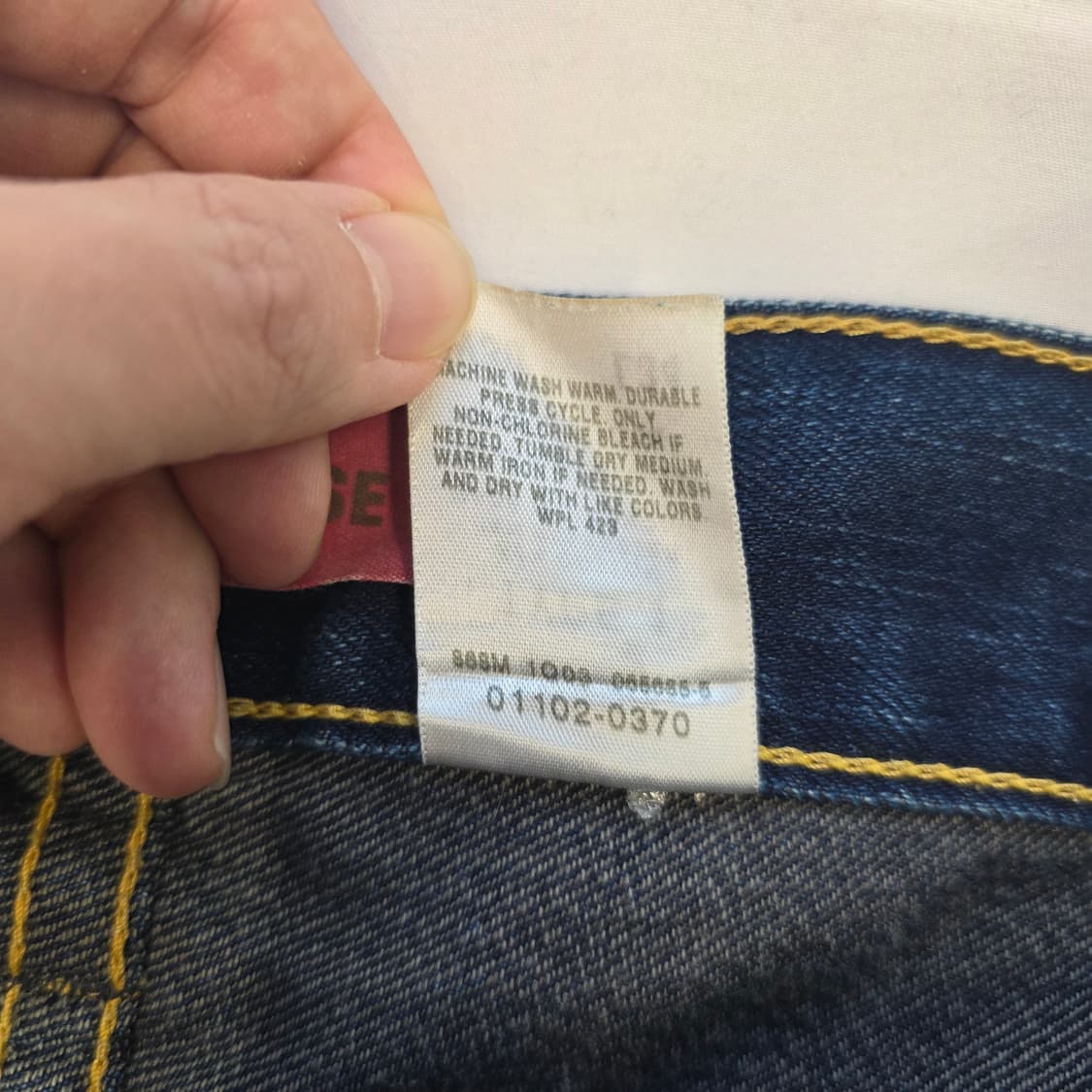 [W30L34]00s 리바이스 타입1 TYPE1 리얼루즈핏 데님팬츠 상품이미지5