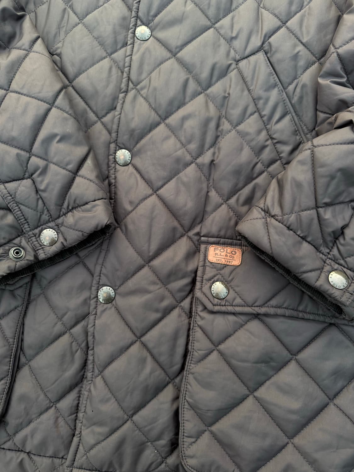 Polo by Ralph Lauren 폴로 코듀로이 카라 퀼팅자켓 상품이미지2