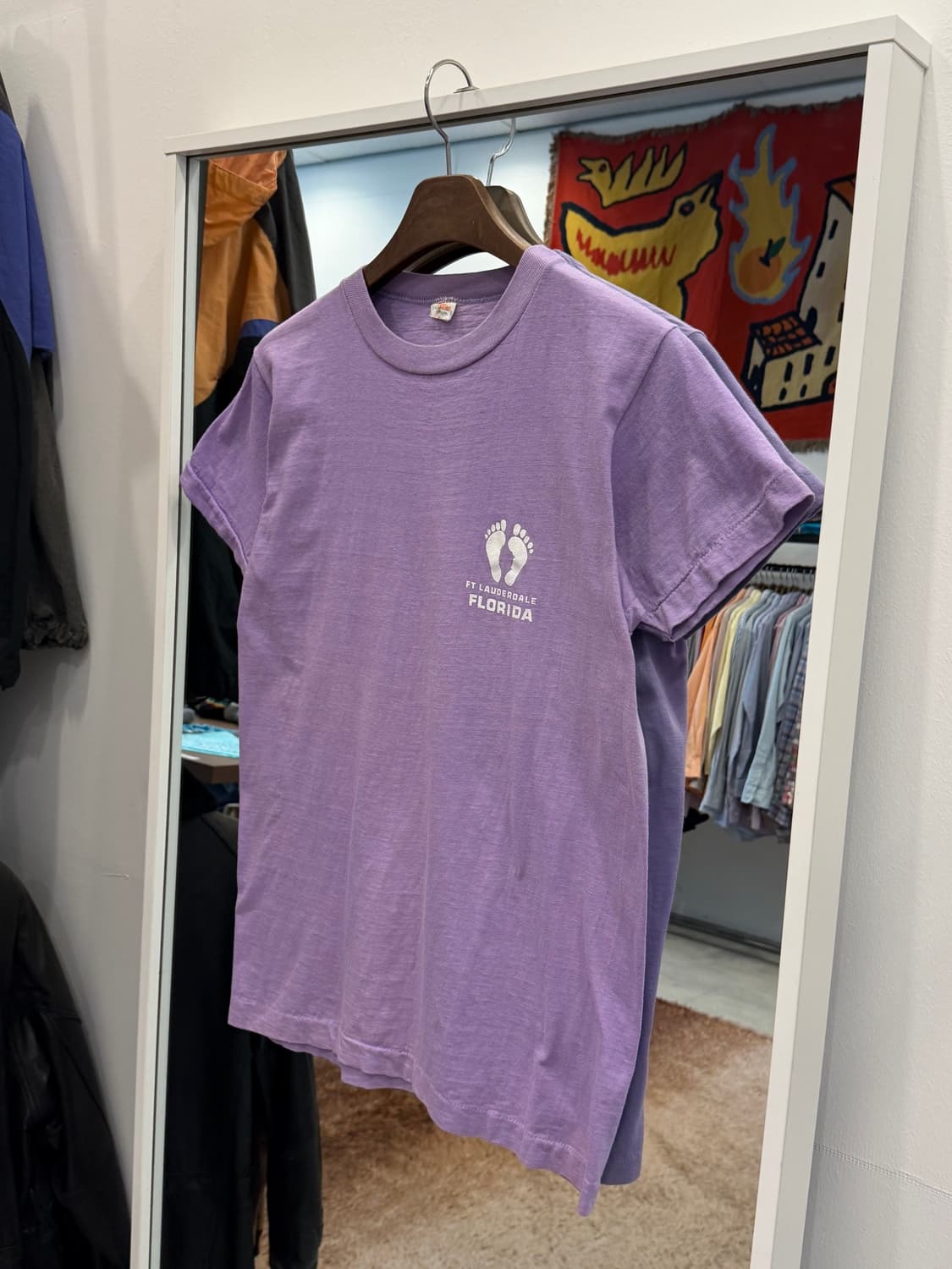 80s Sportwear 빈티지 FLORIDA 반팔 티셔츠 (USA) 상품이미지1