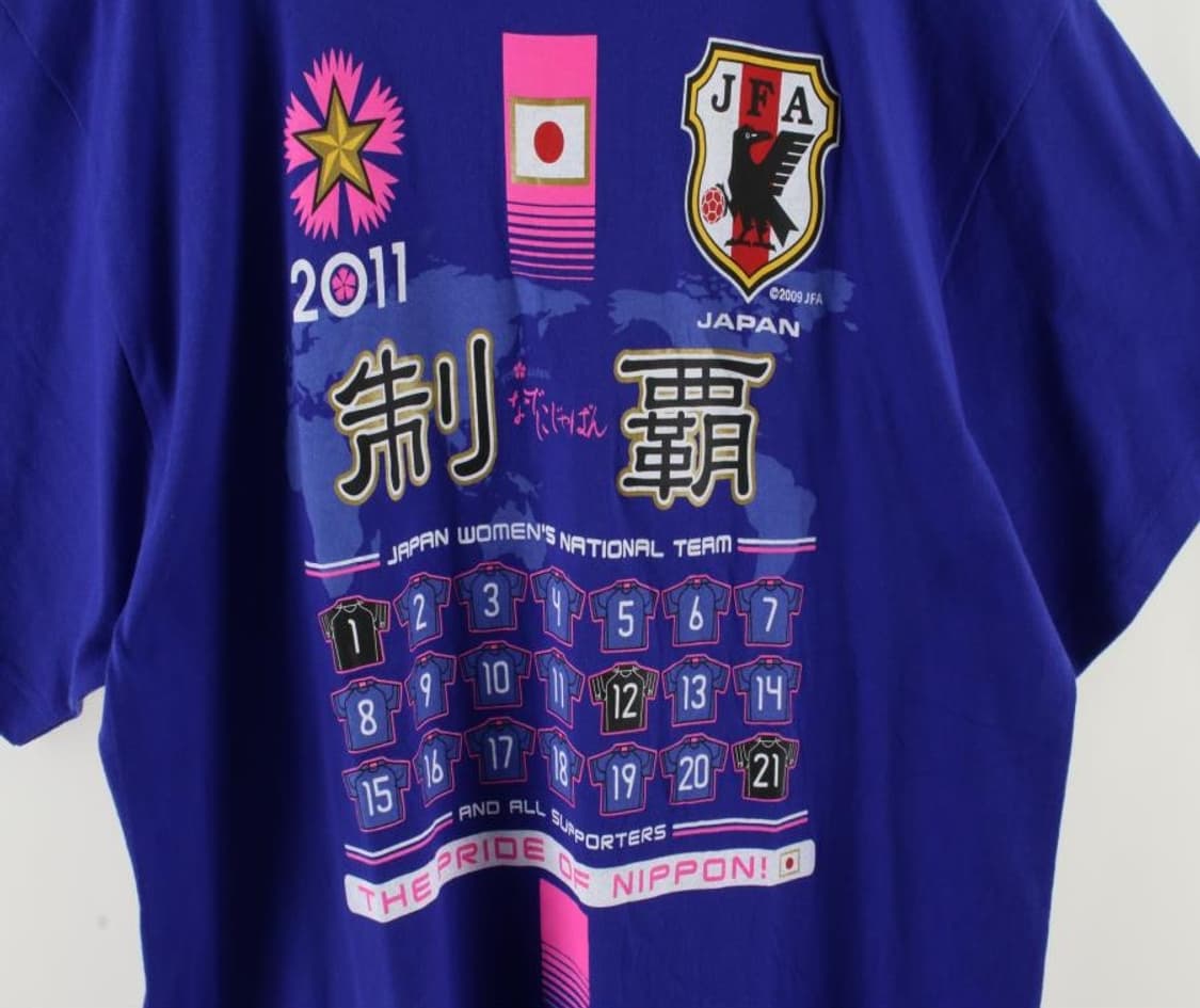 2011 일본여자축구국가대표 반팔티셔츠 L 상품이미지3