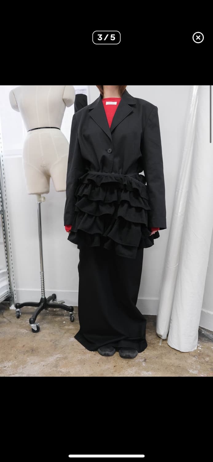 순지 스커트 sionji heavy flare skirt black 상품이미지1