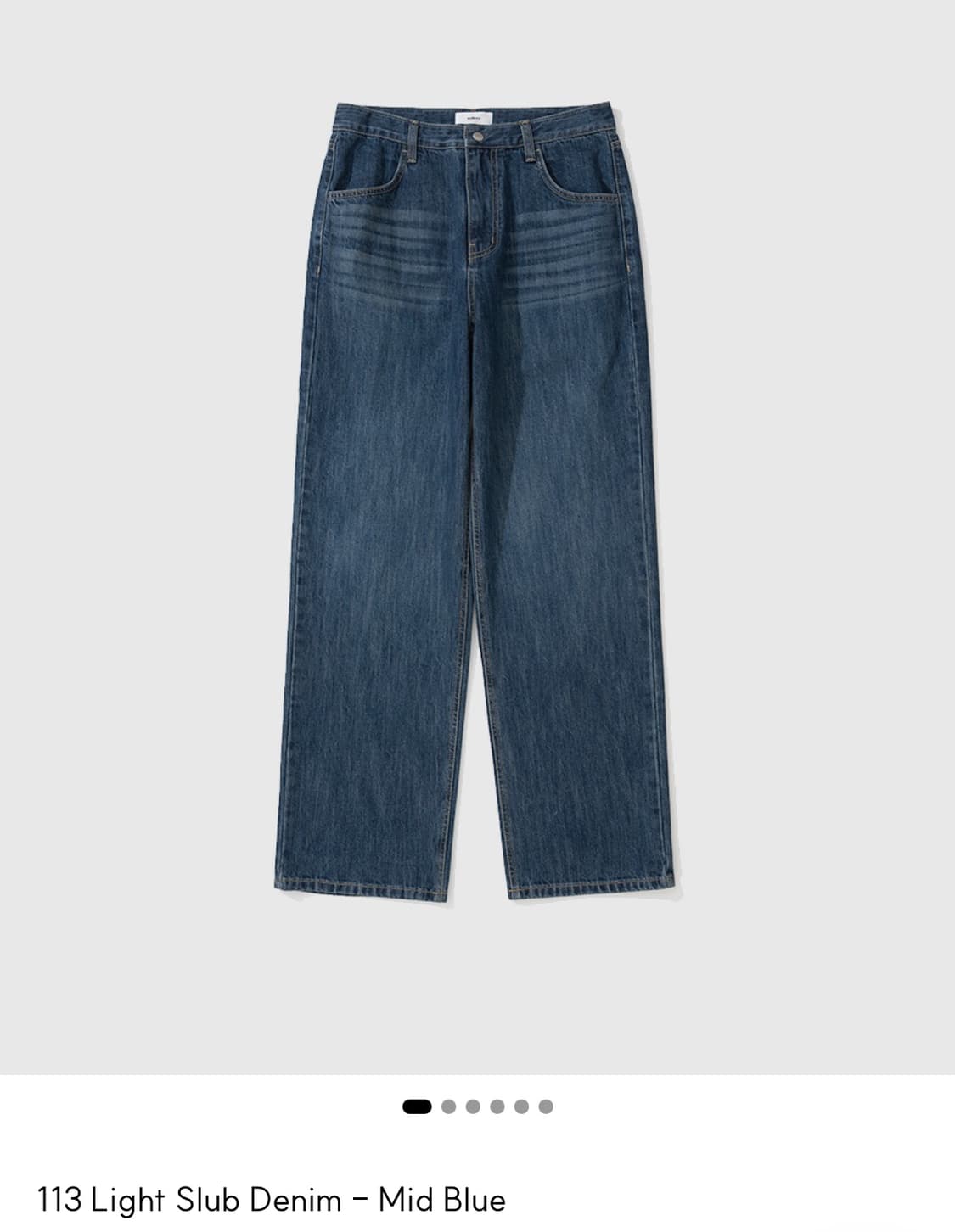 마이라이브러리 113 Light Slub Denim - Mid Blue 상품이미지1