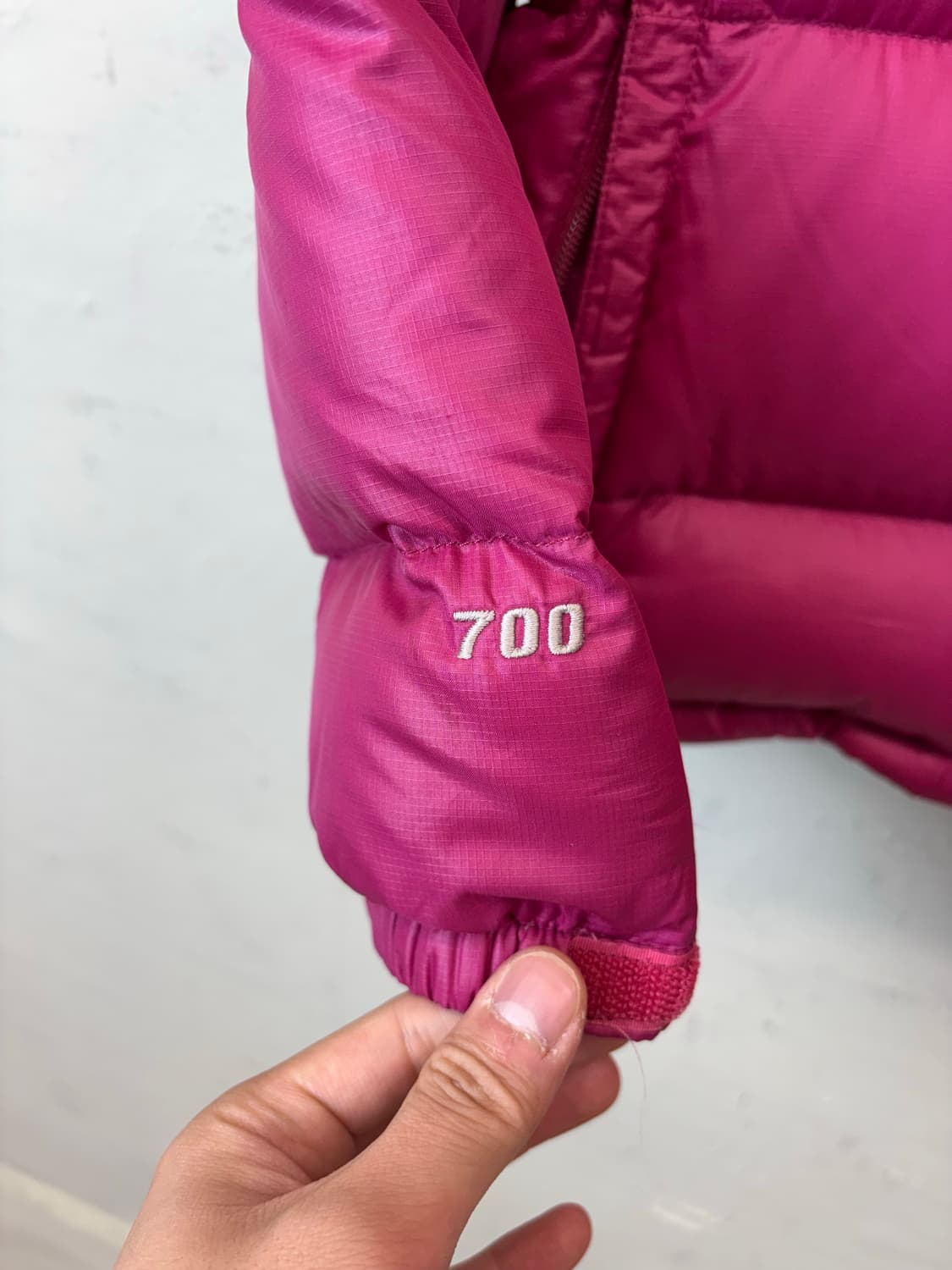 노스페이스 700 눕시 패딩 핑크 상품이미지6