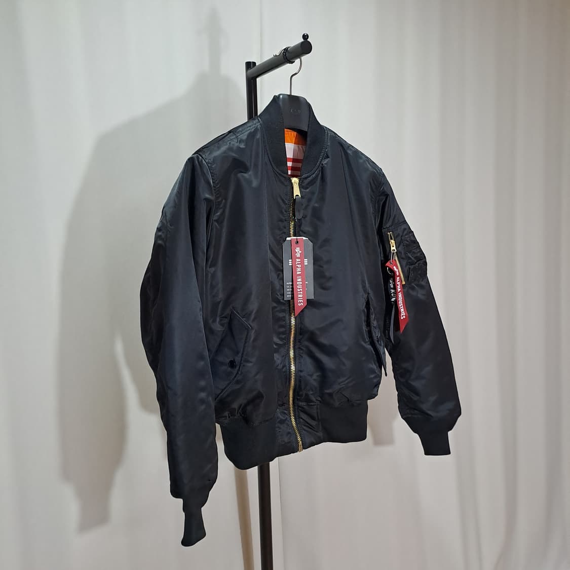 (새제품) 알파인더스트리 블러드칫 ma-1 항공점퍼 L B266 상품이미지2
