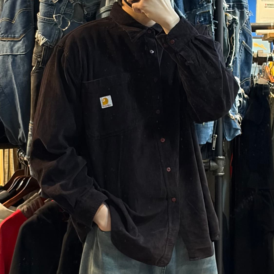 [NO.9] 칼하트 코듀로이 긴팔셔츠 상품이미지4