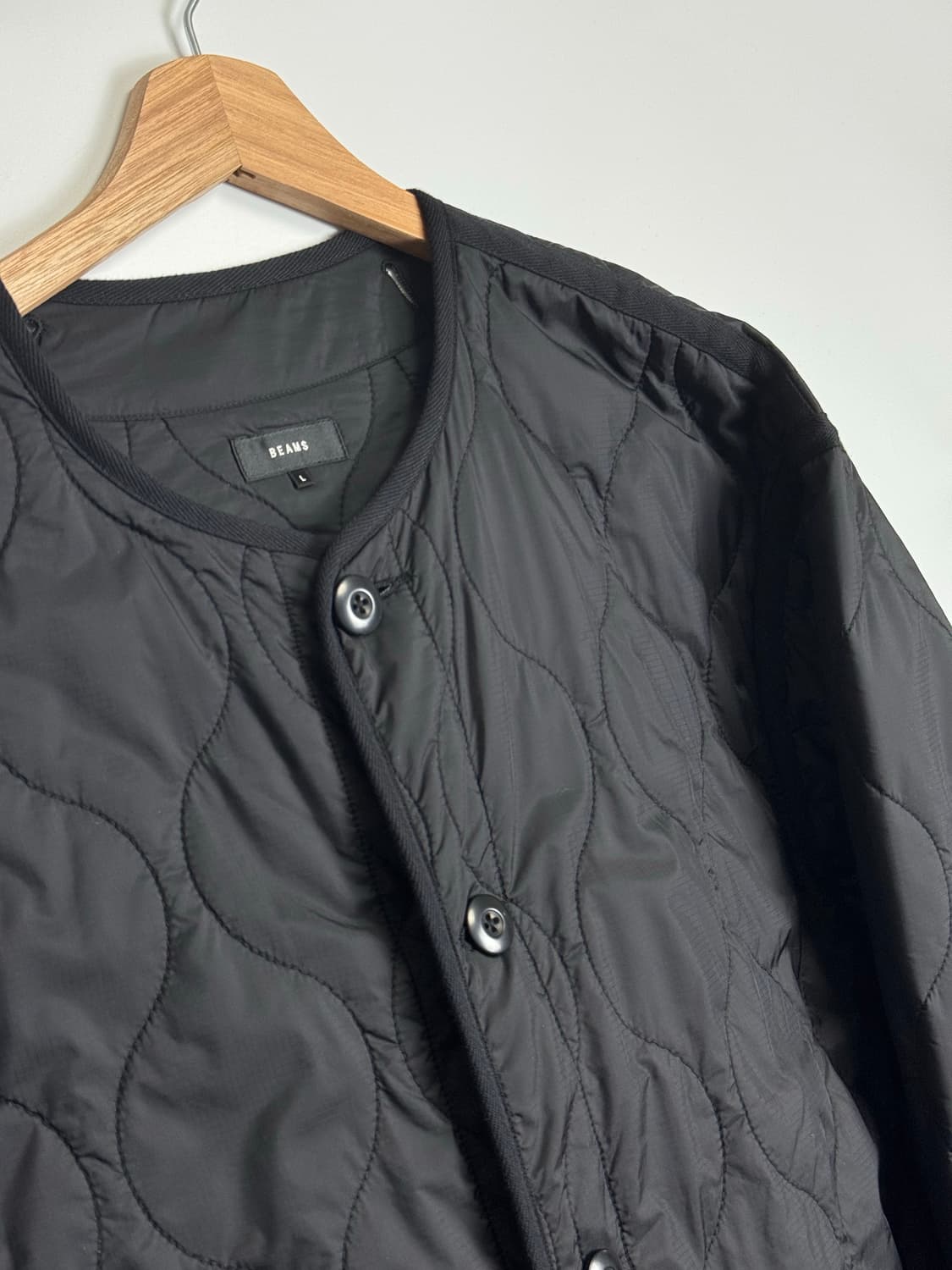 빔즈 경량패딩 라이너 퀼팅 자켓 블랙 L 상품이미지3