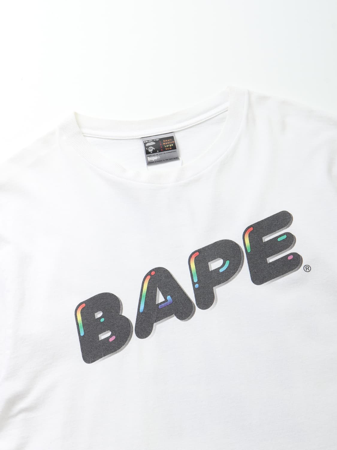베이프 A BATHING APE Multicolor Logo Tee 상품이미지4