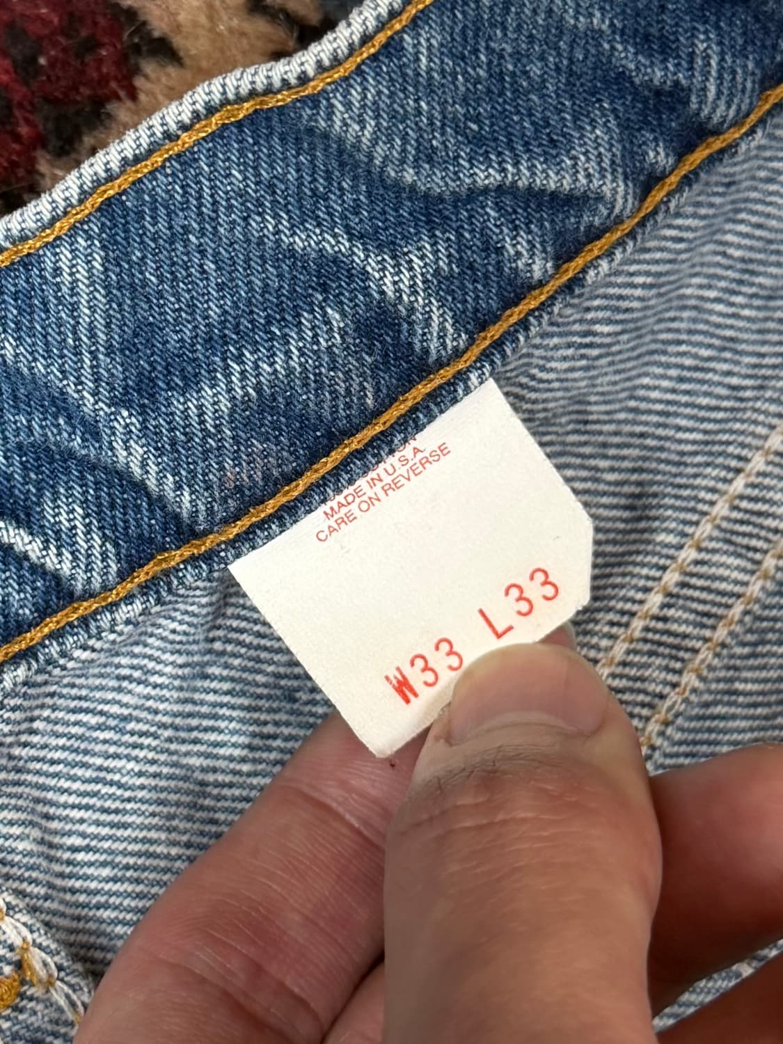 90's USA Made 빈티지 리바이스 517 오렌지탭 상품이미지9