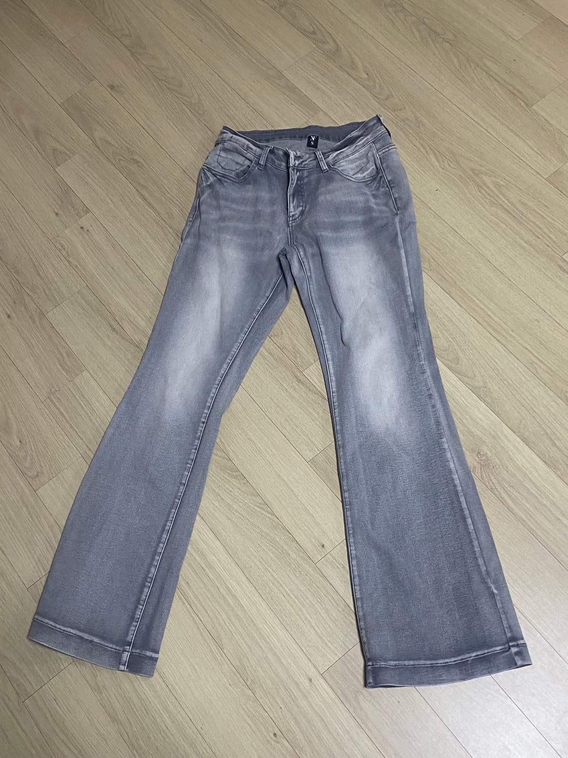 연그레이 빈티지워싱 데님 팬츠 s 상품이미지1