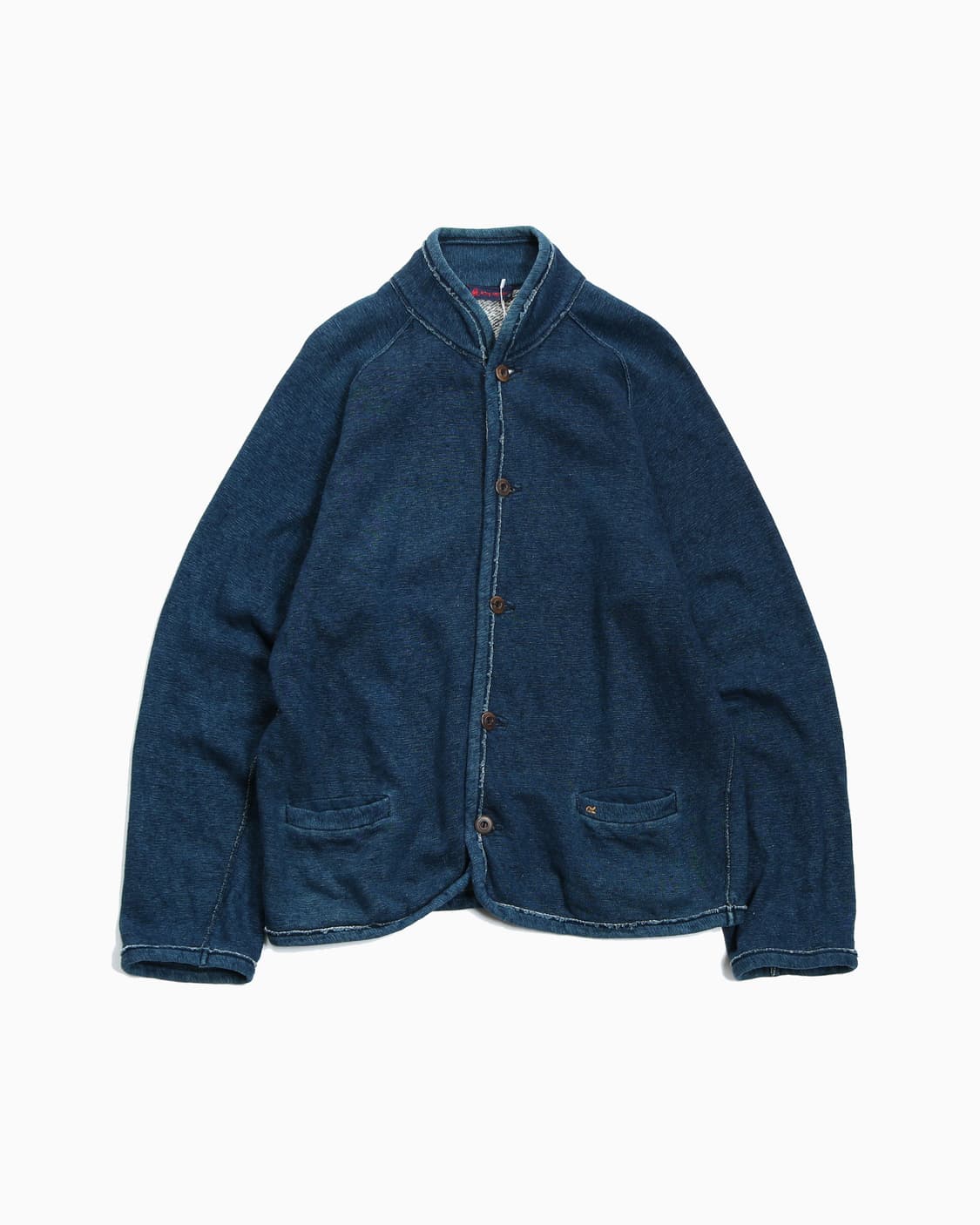 45R Indigo Sweat Cardigan 상품이미지1