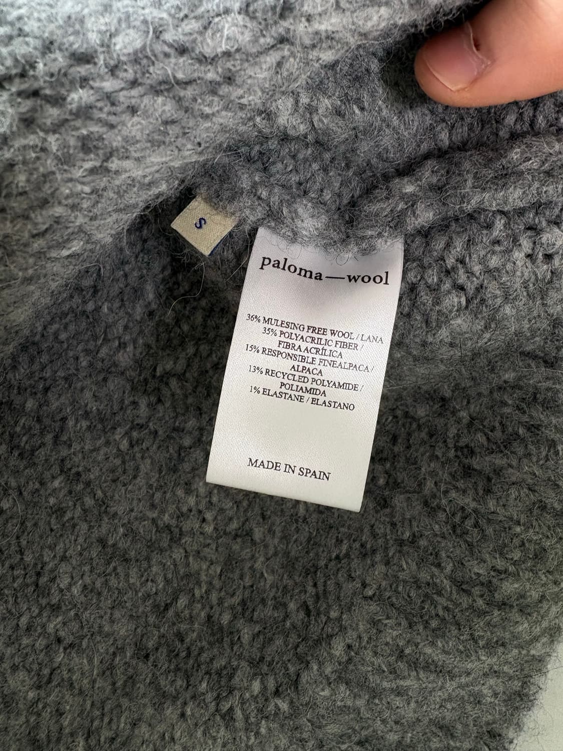 팔로마울 Clock 니트 S 상품이미지7