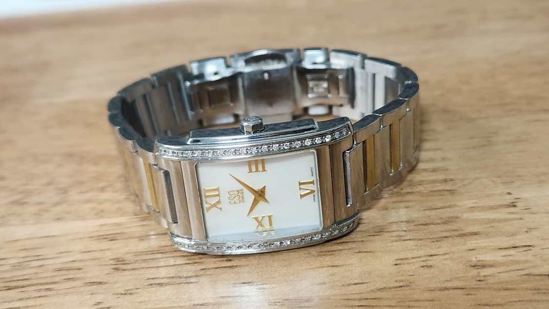 # 스위스 ESQ 모바도 킹스턴 정품 다이아몬드 콤비 여성명품 시계 급처 상품이미지8