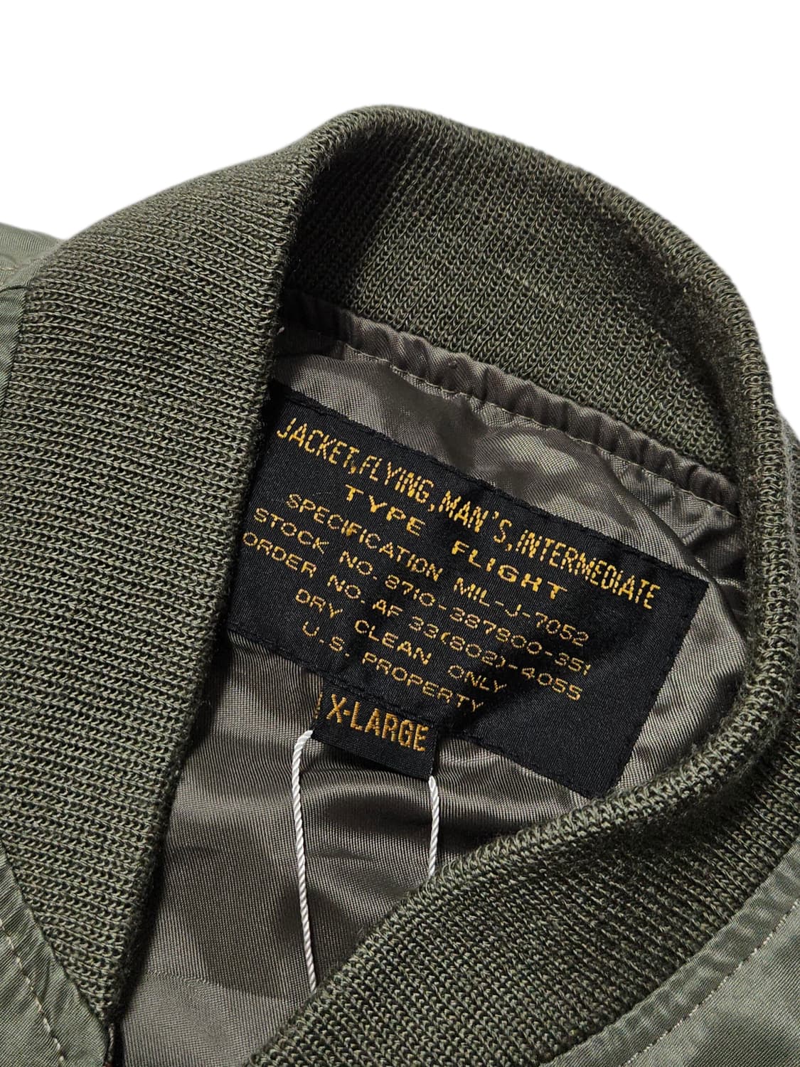 미공군 L2B 플라이트 자켓 항공점퍼 XL  상품이미지5