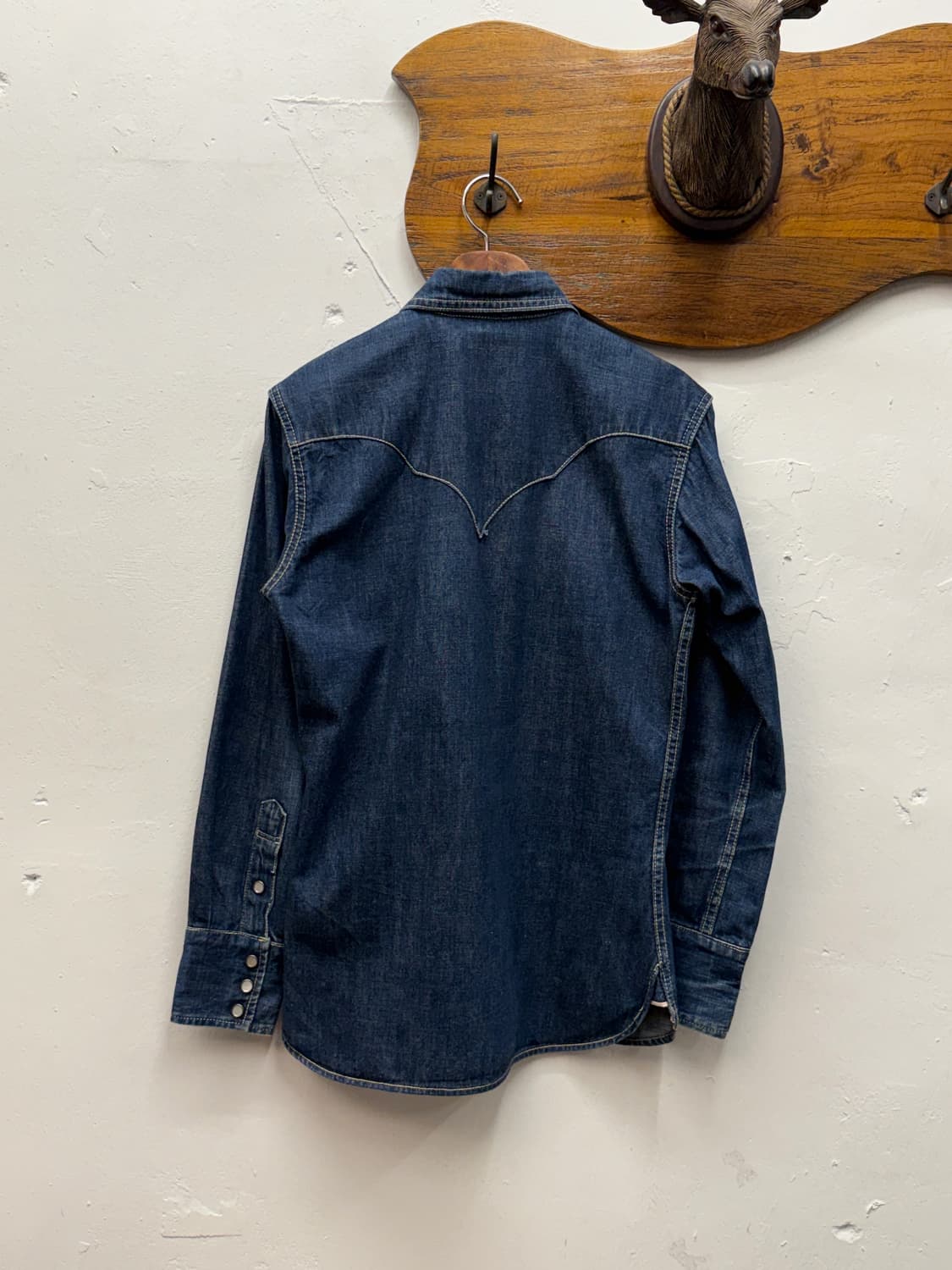 THE FLAT HEAD Selvedge Denim Western Shi 상품이미지4