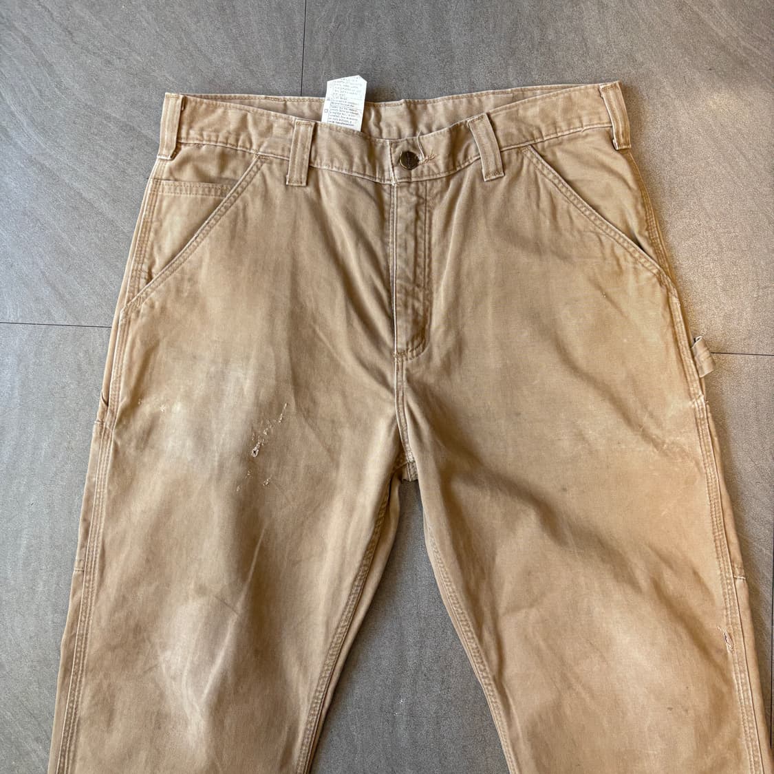 칼하트 오리지널 베이지 카펜터 팬츠  상품이미지6