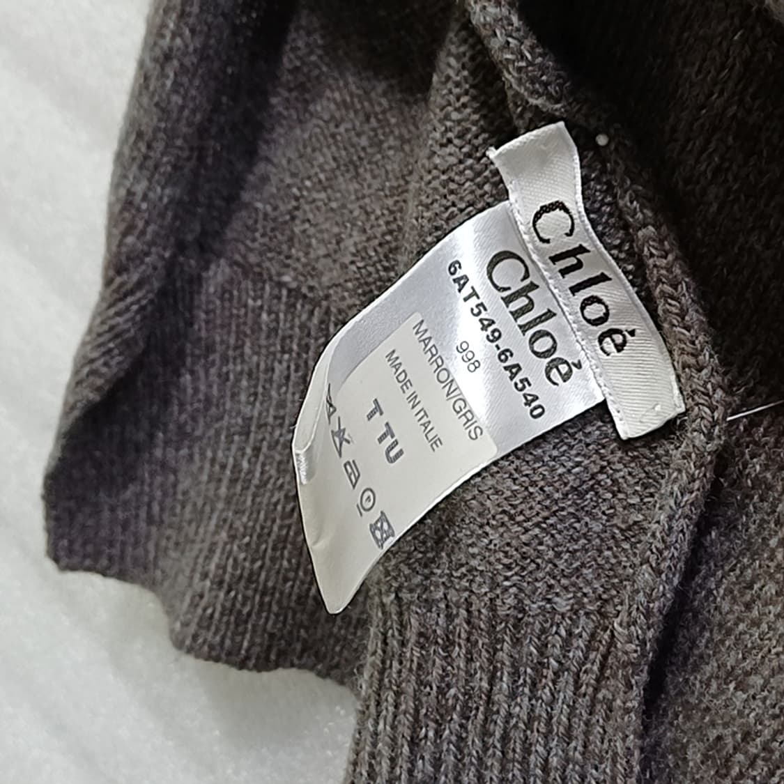 끌로에 울 니트 롱 머플러 목도리 훌륭 브라운멜란지 사랑봉봉 상품이미지4