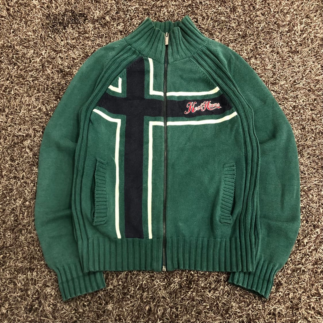 Koolhaas 니트 집업 자켓 상품이미지1