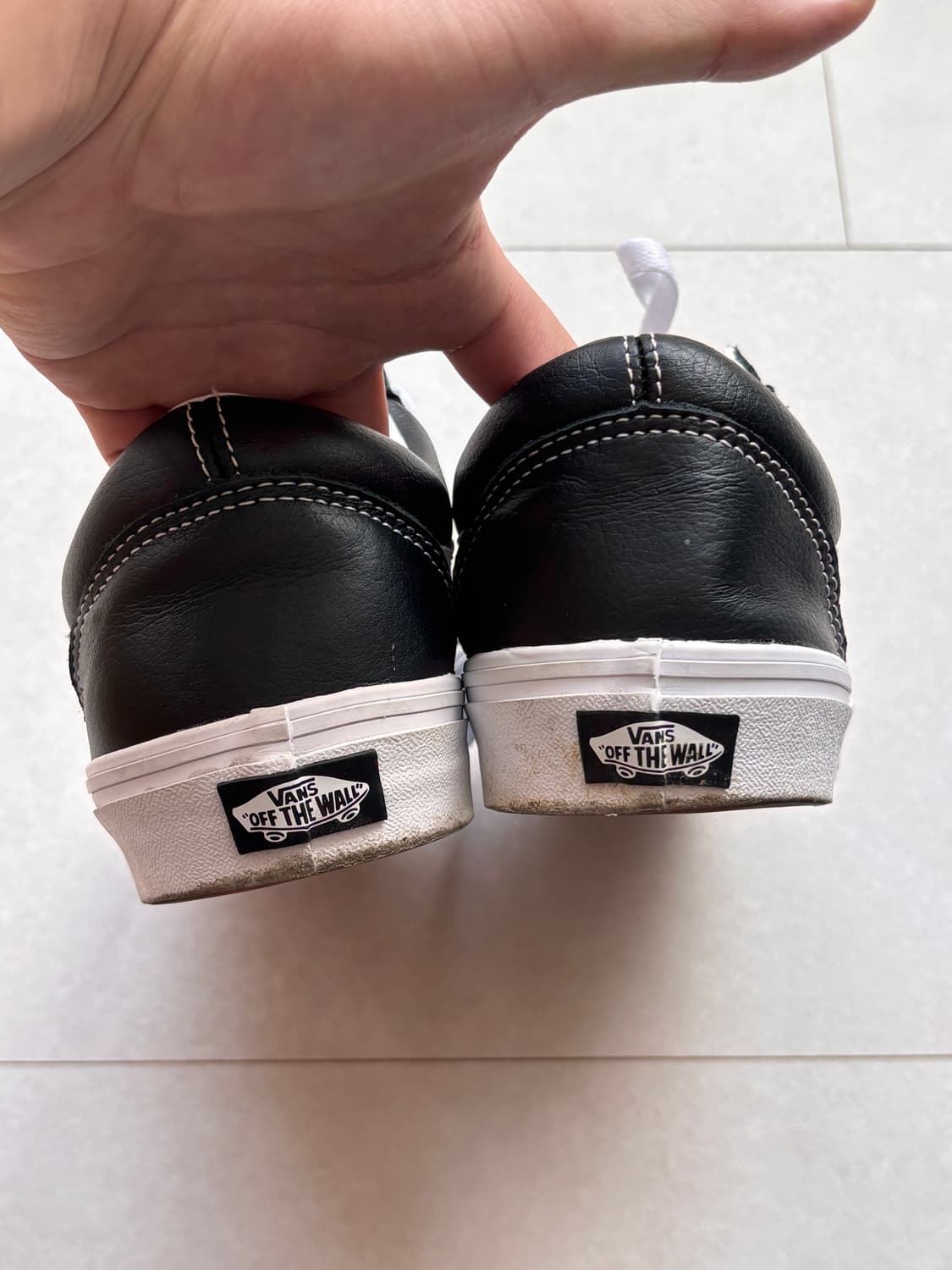 반스 레더 올드스쿨 블랙 290 상품이미지6