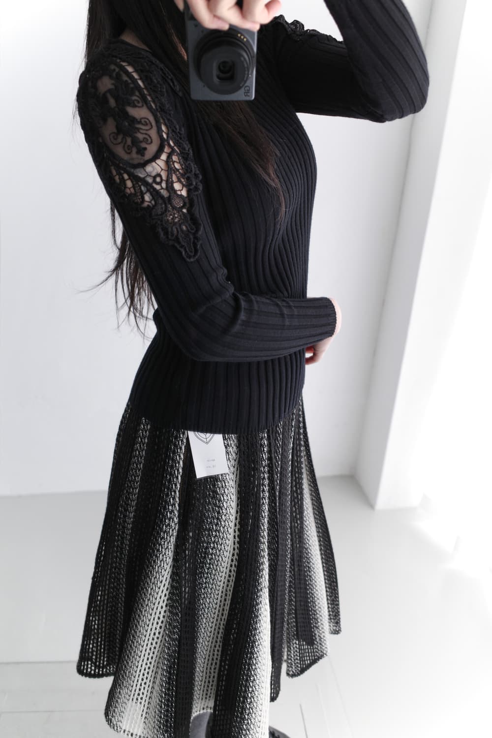 lace puff knit  상품이미지4