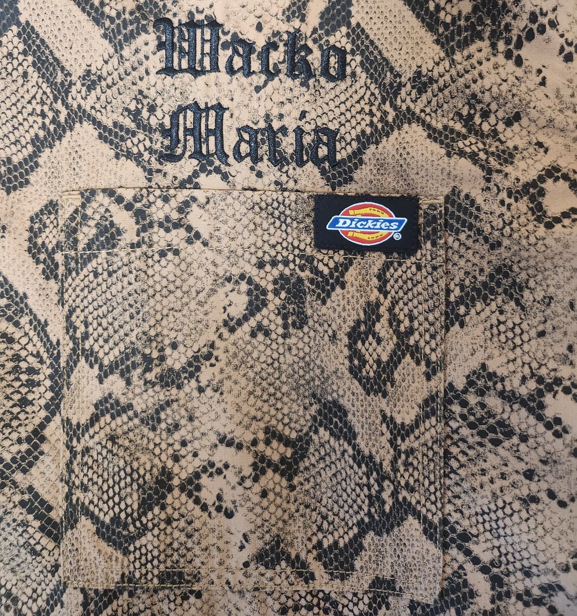 와코마리아Wacko Maria X 디키즈Dickies/파이톤 워크셔츠/L 상품이미지3