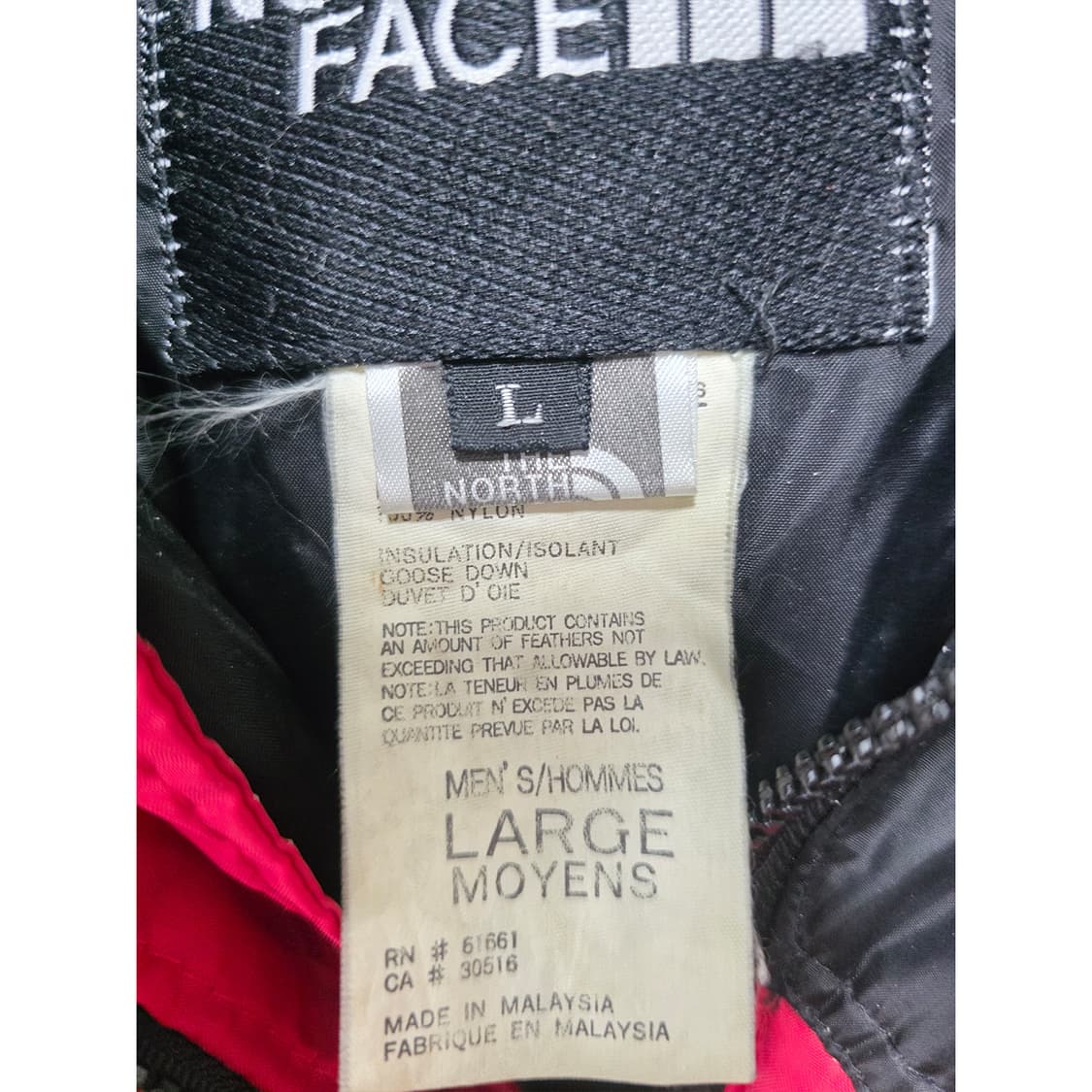 택포// 노스페이스 눕시 700 패딩 L 상품이미지3