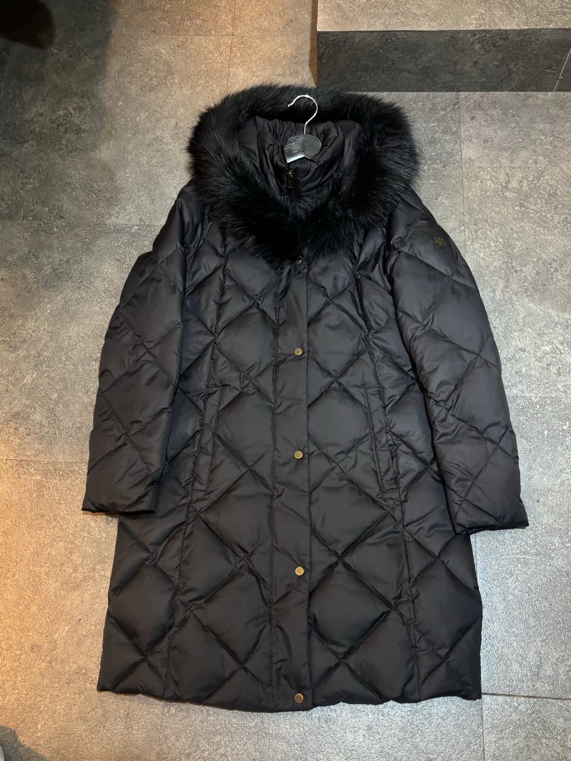 폴로 랄프로렌 여성 롱패딩 블랙 S사이즈 상품이미지2