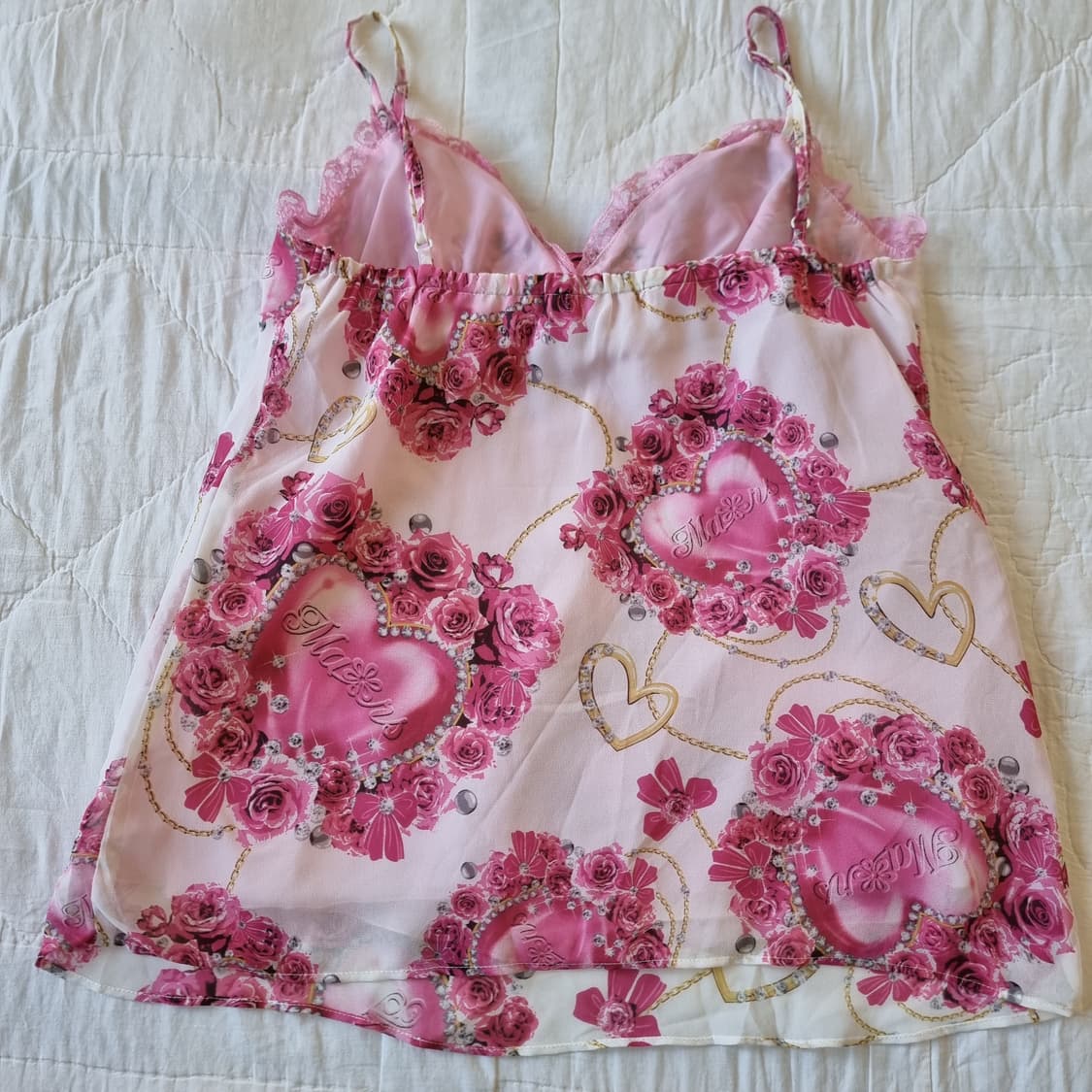 MARS 마즈 빅리본 하트로즈 주얼체인 오리지널 셋업 상품이미지5