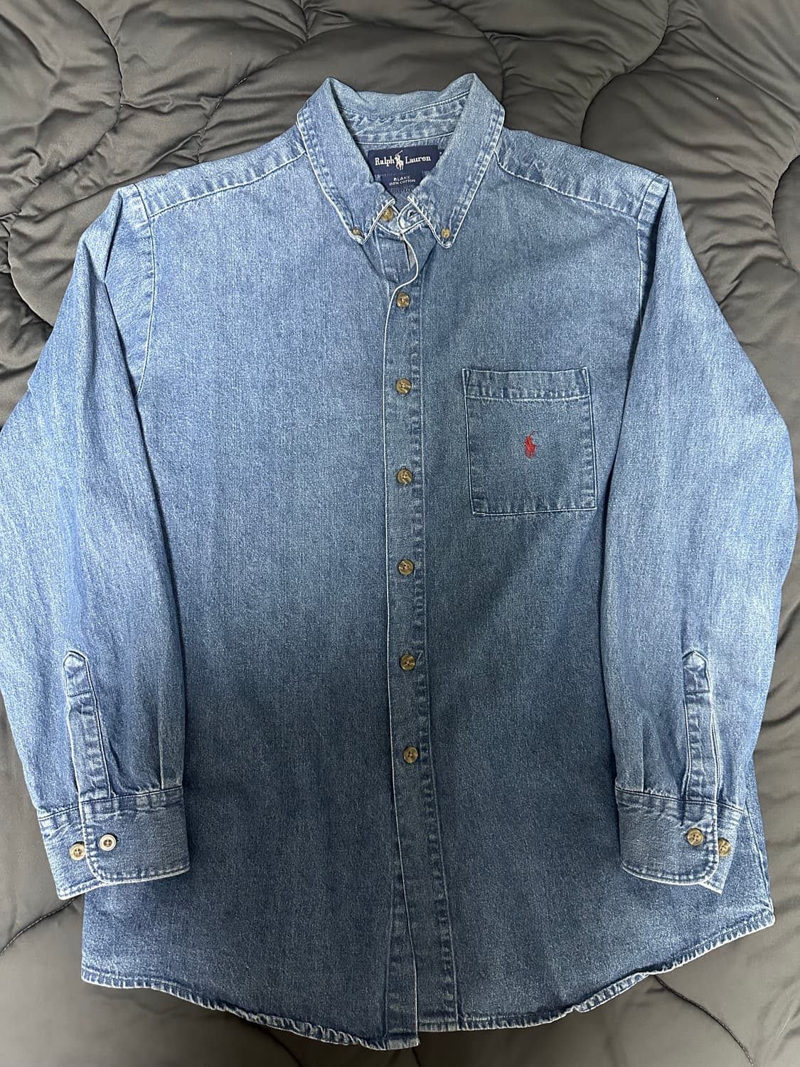 빈티지 폴로 데님셔츠 XL 상품이미지1