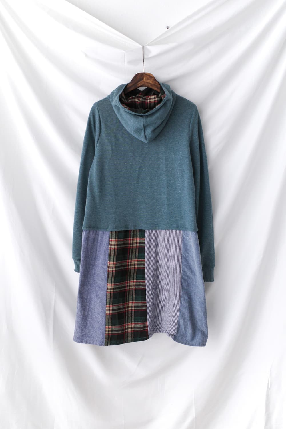 check hood patch one-piece 상품이미지2