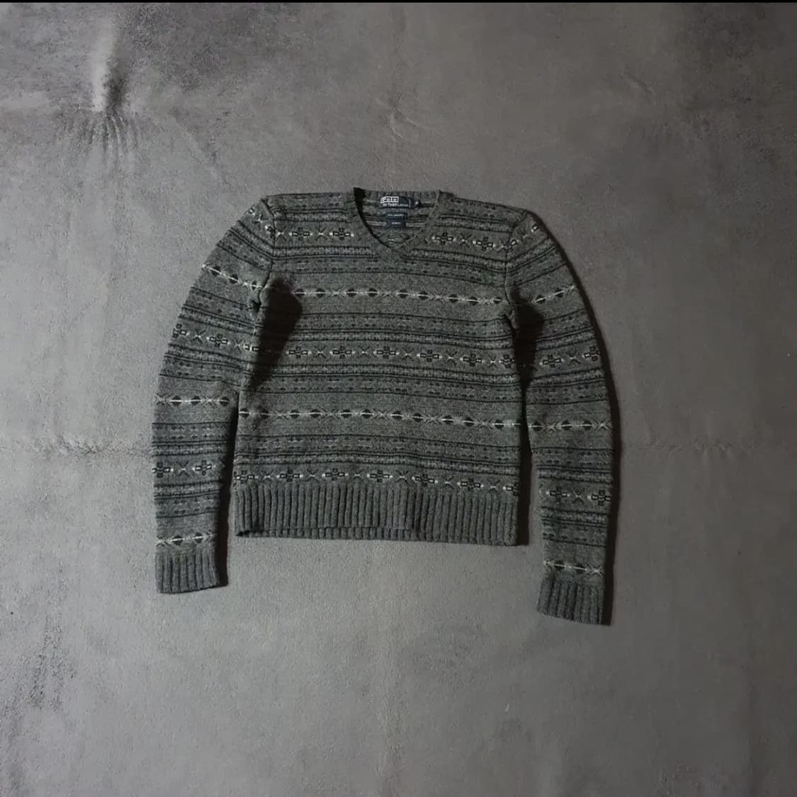 폴로 슬림핏 램스울 페어아일 니트 M 상품이미지2