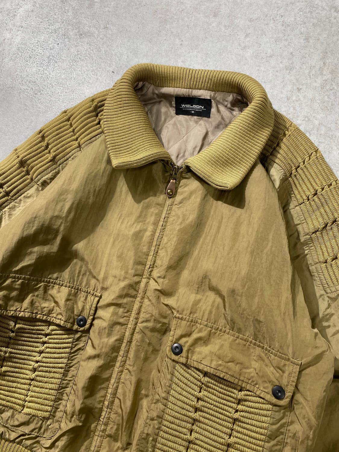 [M] 90s WELDON 재패니즈 빈티지 나일론 봄버자켓 상품이미지2