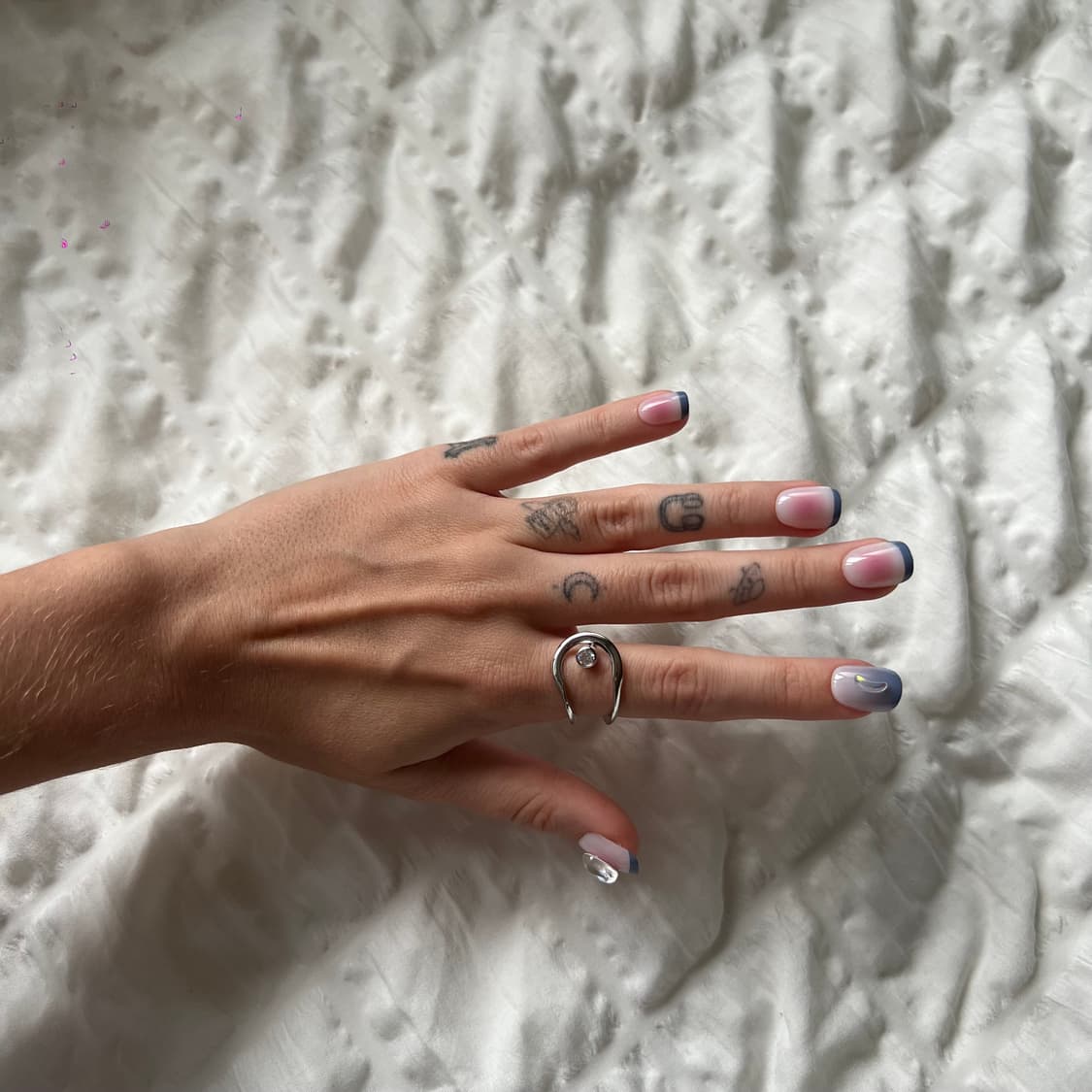 ✨ 실버 크리스탈 포인트 반지 상품이미지6