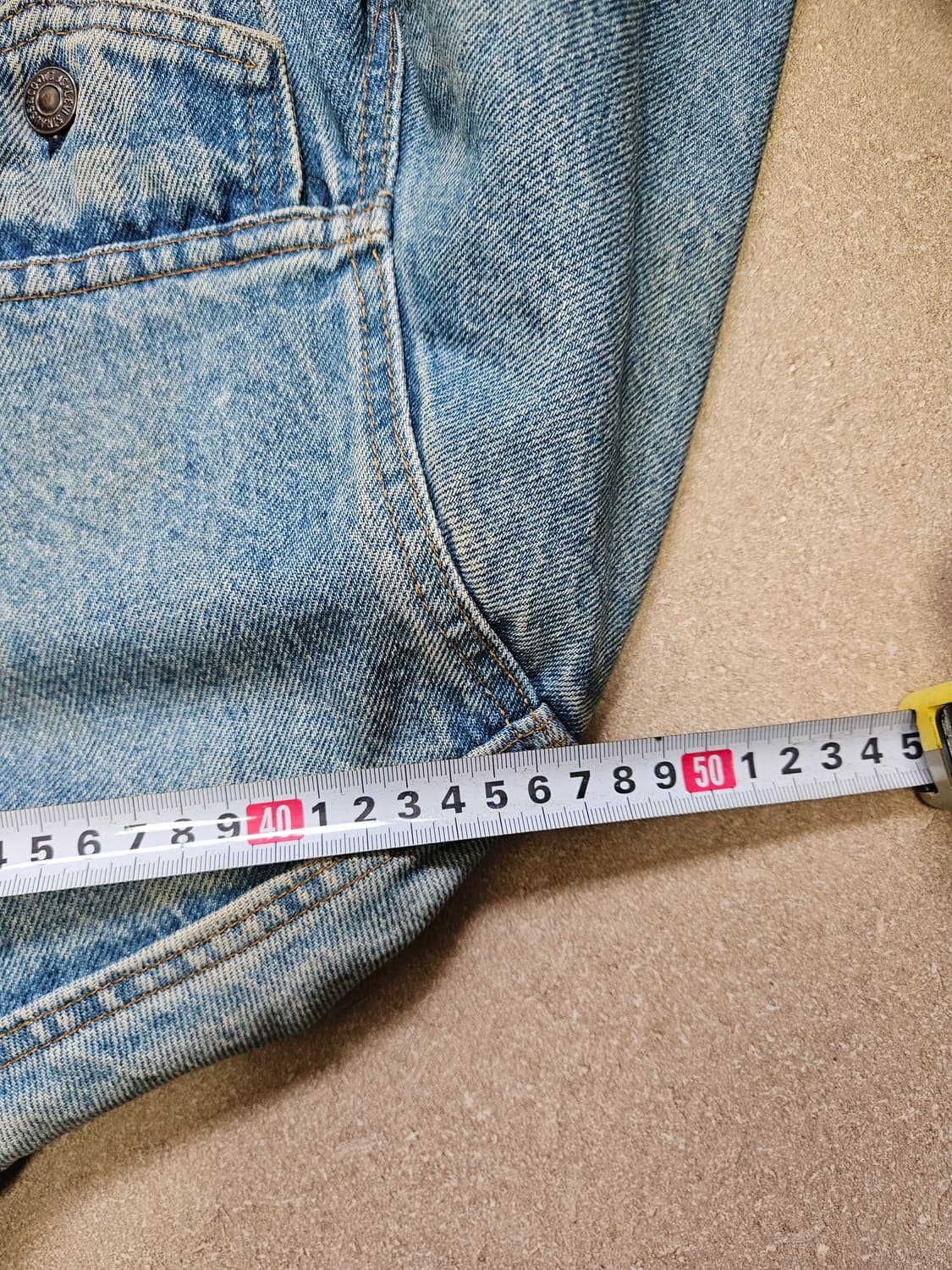 80s 미제 타입3 리바이스 데님 트러커 44r 청자켓 상품이미지3