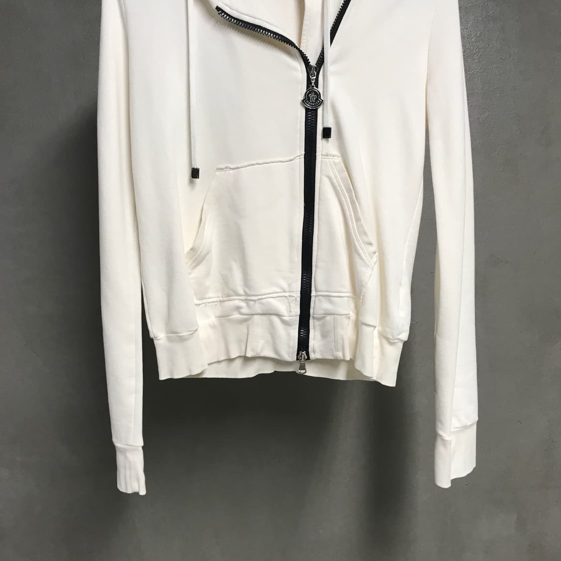 몽클레어 후드 집업 화이트 S(W) 상품이미지3